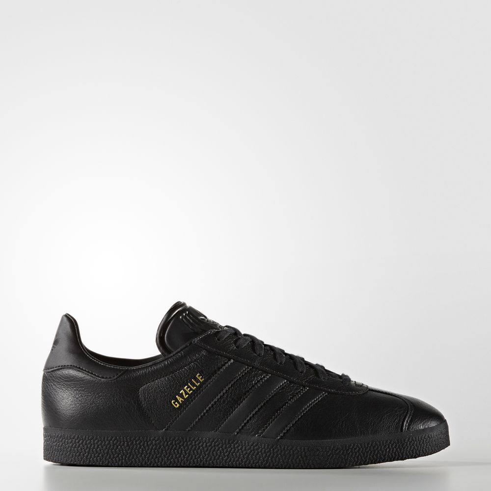 Adidas Gazelle - Originals γυναικεια - Μαυρα/Χρυσο Χρωμα Μεταλλικός,Μέγεθος: EU 36 – 54 2/3 (468VLJP